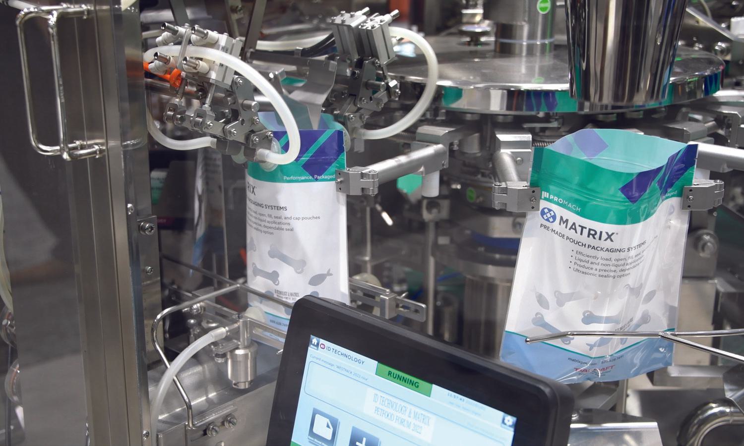 Pre-made pouch machine running
